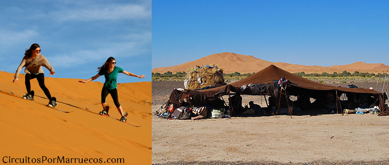 Excursion en camellos en Marruecos y dos noches en el sahara